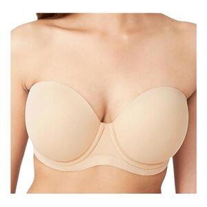 Wacoal Red Carpet Strapless Full Bust Underwire Bra 854119 Sz 32 DDD